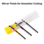 Single Flute (O-Flute) Up-Cut Spiral End Mill for Aluminum-4mm(5/32")Shank