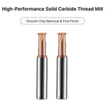 4mm solid carbide thread mills designed for smooth chip removal and fine finishes.