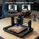 The MAXMAKE laser module is perfectly adaptable to the HiMill D1 and D1S desktop CNC series for versatile home workshop projects.