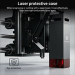 MAXMAKE laser module equipped with a built-in protective case to effectively filter blue light and ensure eye safety during use.