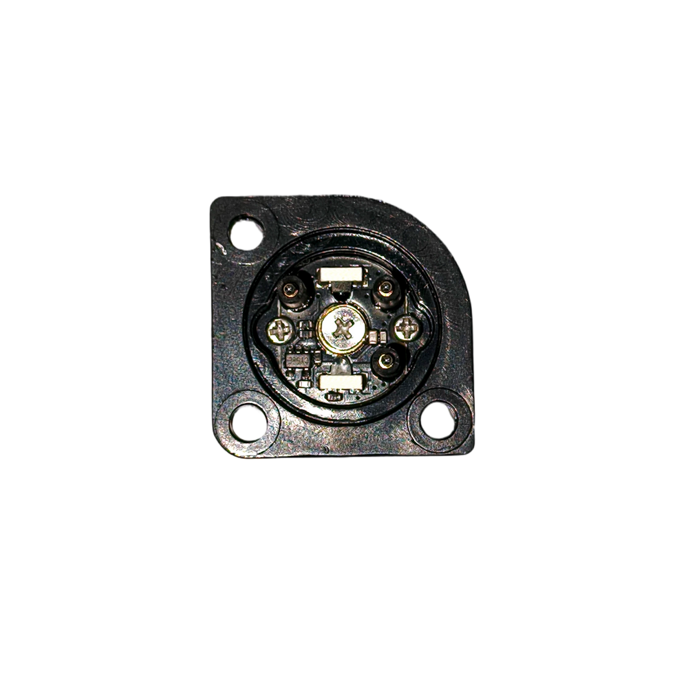 Close-up of the connector interface on the HiMill Tool Setter.