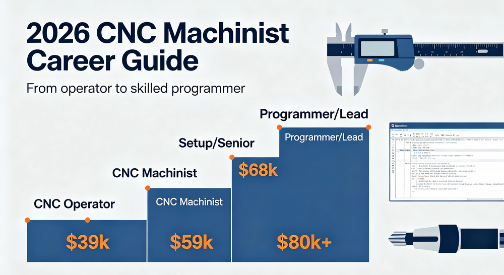 How to Become a CNC Machinist in 2026: Requirements, Salary & 4 Entry Paths