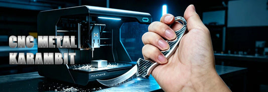 [CNC Metalcraft] Machining a Solid Aluminum Tactical Karambit with MAXMAKE HiMill D1S