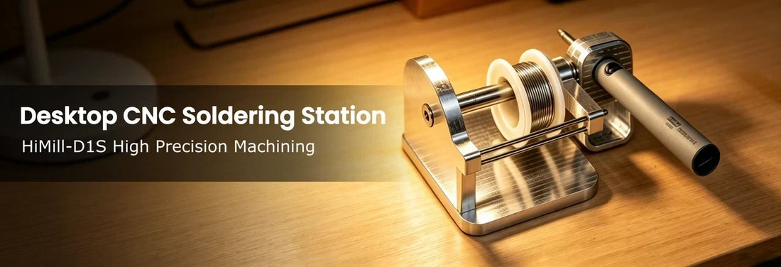 All-Metal Soldering Station CNC Project with MAXMAKE HiMILL D1S