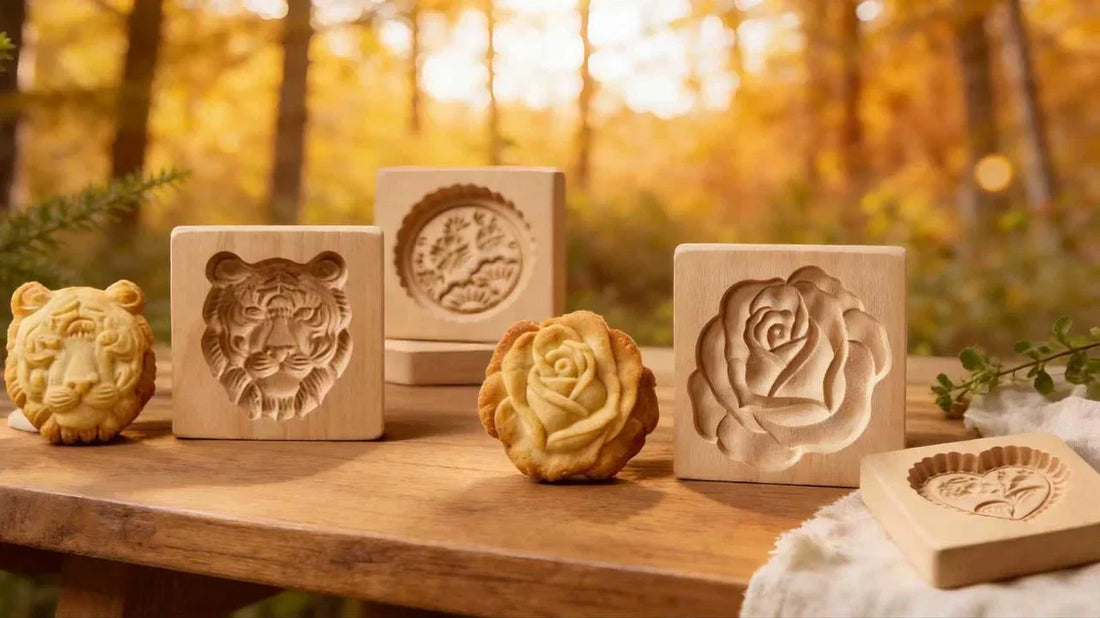 Pushing Limits: Making Insanely Detailed Beech Cookie Molds with HiMill D1S Desktop CNC🐯🌹❤️