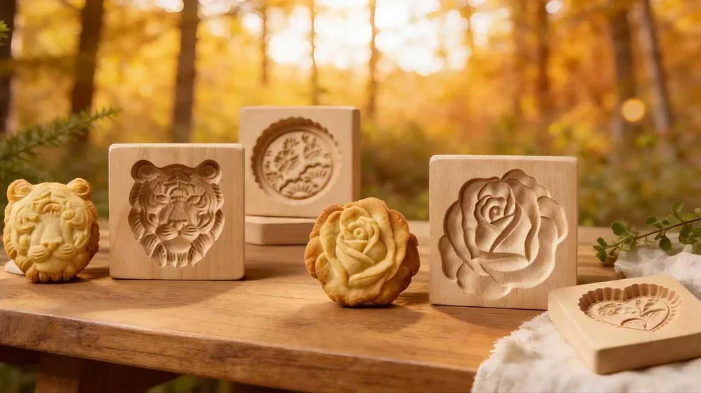 Pushing Limits: Making Insanely Detailed Beech Cookie Molds with HiMill D1S Desktop CNC🐯🌹❤️