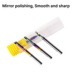 Single Flute (O-Flute) Up-Cut Spiral End Mill for Aluminum- 1/8″ Shank