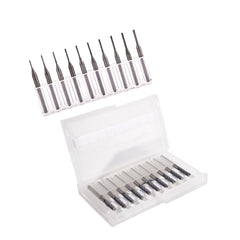 (10pcs)Solid Carbide Corn Teeth PCB Router Bit - 1/8" (3.175mm) Shank