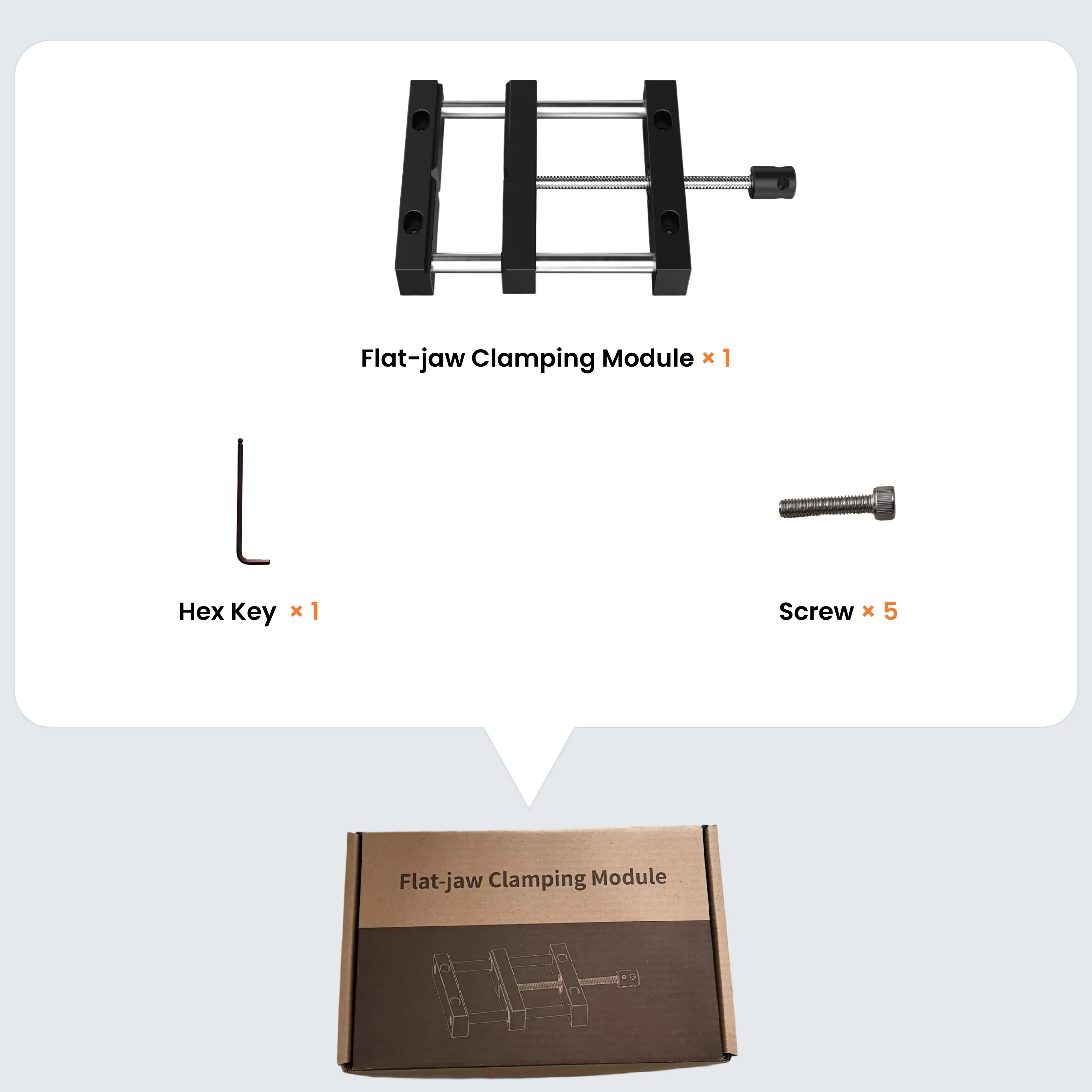 Flat-jaw Clamping Module