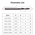 2-Flute CNC Ball Nose End Mill for Wood & Acrylic(3D Carving) - 1/8″ Shank