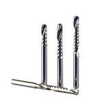 Single Flute (O-Flute) Up-Cut Spiral End Mill for Non-Metals - 4mm (5/32") Shank
