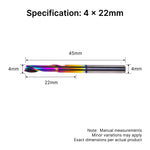 Single Flute (O-Flute) Up-Cut Spiral End Mill for Aluminum-4mm(5/32")Shank