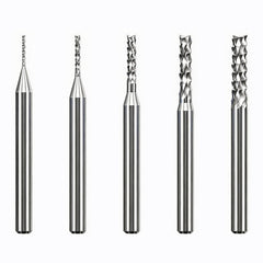 (10pcs)Solid Carbide Corn Teeth PCB Router Bit - 1/8" (3.175mm) Shank