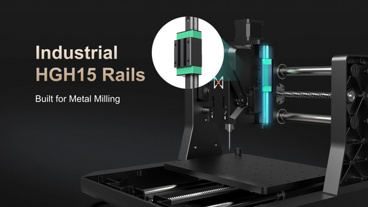 D1S-Industrial HGH15 Rails Built for Metal Milling