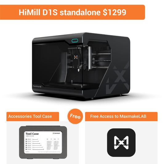 HiMill D1S - Pro Desktop CNC with Ball Screws & QTC