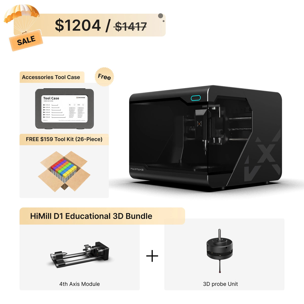 HiMill D1 Desktop CNC Machine