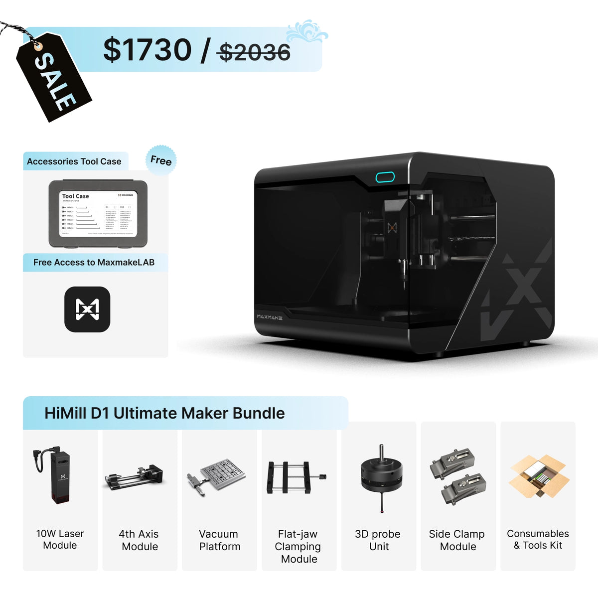 HiMill D1 Desktop CNC Machine
