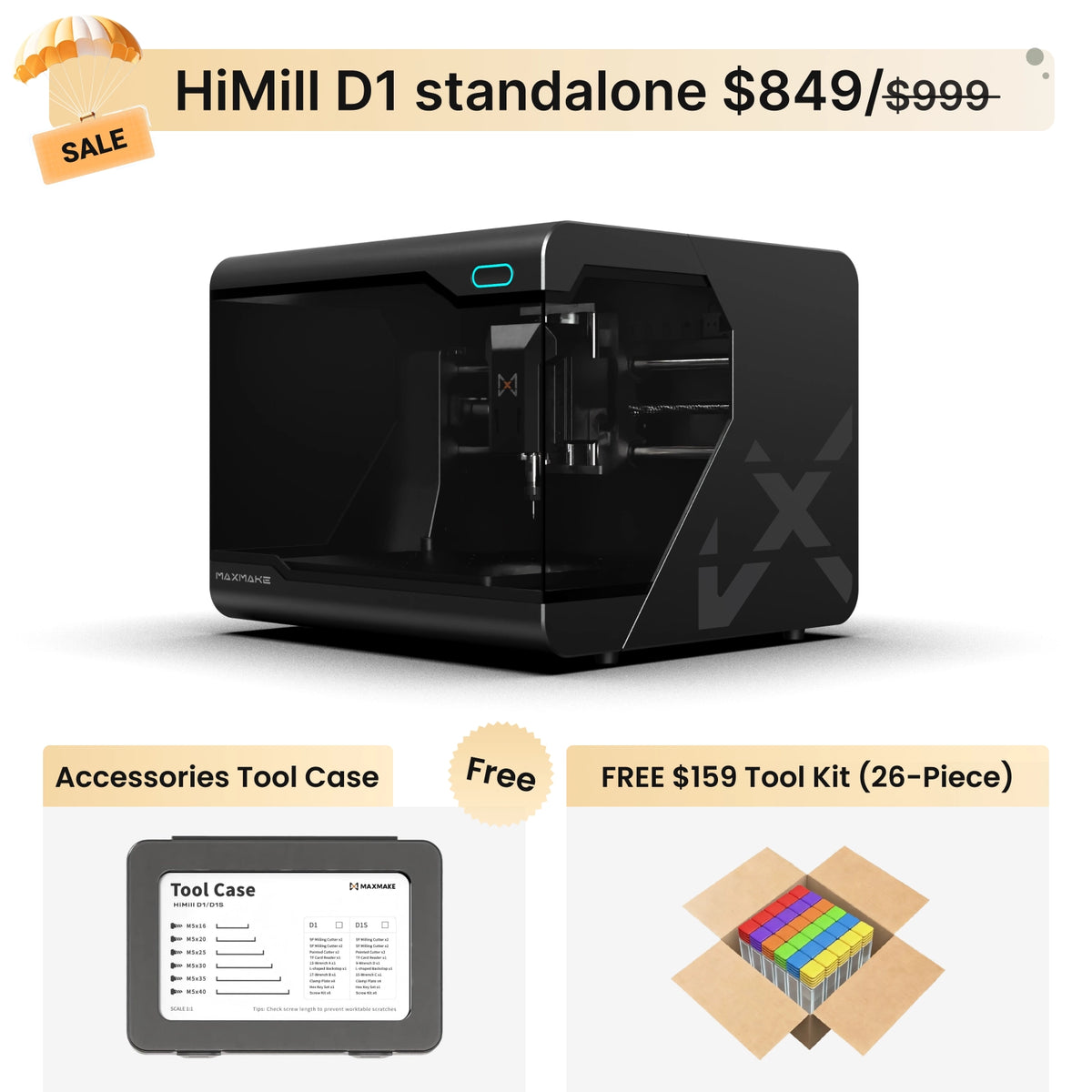 HiMill D1 Desktop CNC Machine