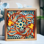 Layered Wood Tabletop Decor | Finished Wooden Display Piece