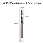 2-Flute CNC Ball Nose End Mill for Wood & Acrylic(3D Carving) - 1/8″ Shank