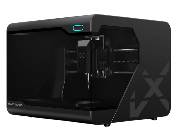 MAXMAKE HiMill D1 desktop CNC machine, offering the best value with anti-backlash lead screws for stable and accurate machining.