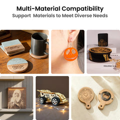 Maxmake HiMill D1 projects: CNC milling, carving, engraving and cutting on wood and acrylic. DIY maker kit.