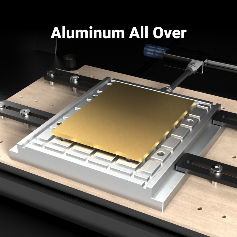 MAXMAKE vacuum adsorption platform alternative angle – high-flow vacuum surface for rapid clamping