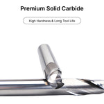 Close-up of the premium solid carbide ball nose end mill, featuring high hardness and long tool life for metalworking.